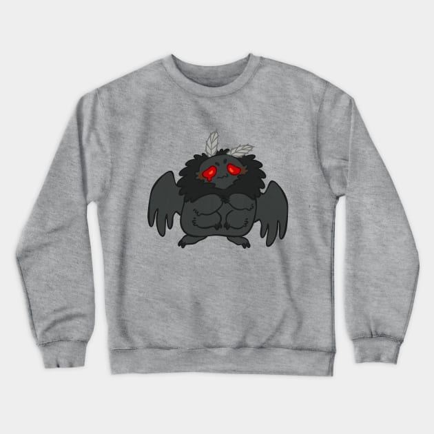 Sad Mothman Crewneck Sweatshirt by SchmidteGoods